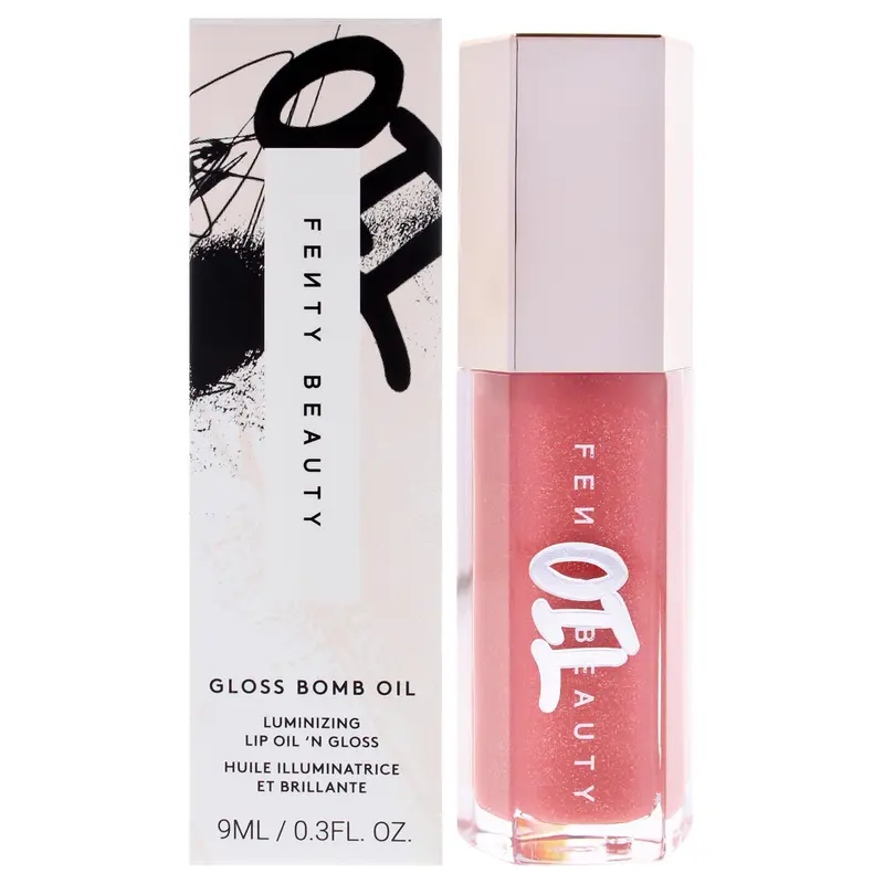 Gloss Bomb Luminizing Lip Oil N Gloss - 01 Fussy par Fenty Beauty | Hydratation et brillance