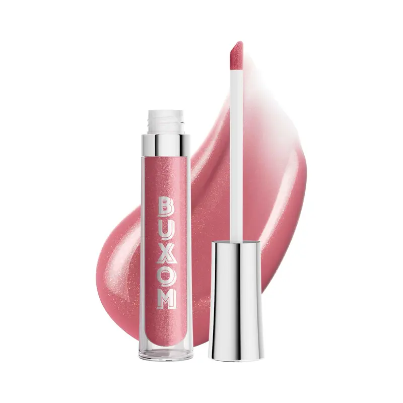 Gloss repulpant pour les lèvres Buxom AB Dolly – mauve scintillant, végan et sans cruauté