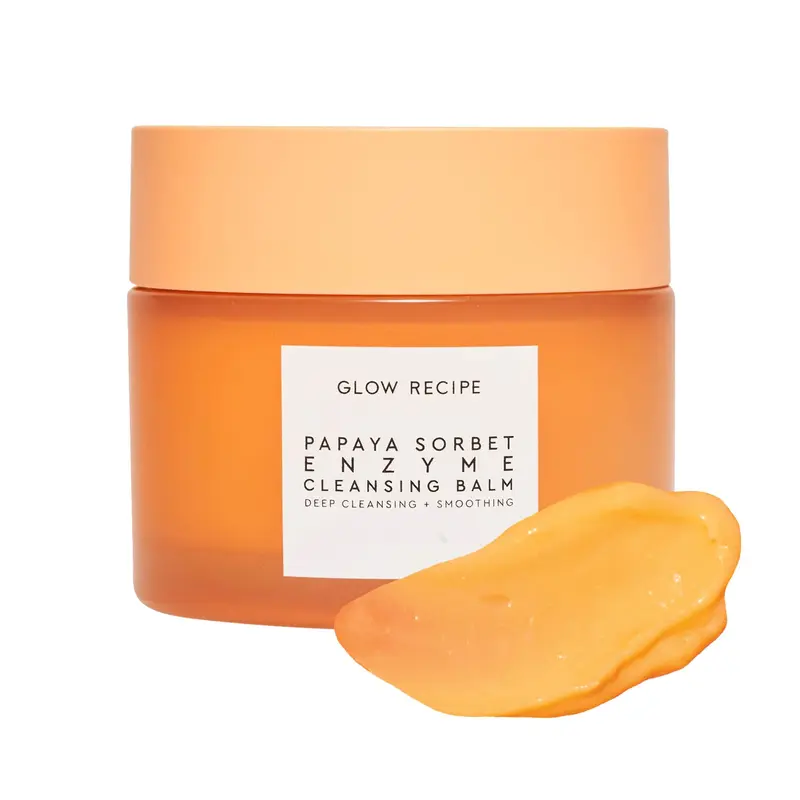 Glow Recipe Baume Demaquillant Papaya Enzyme – Nettoyage Doux, Exfoliation Légère et Hydratation du Visage (100 ml)