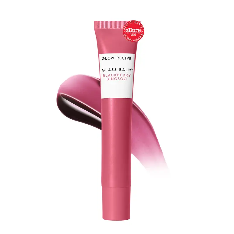 Glow Recipe Glass Balm Lip Treatment – Hydratation 12H, Brillance Haute, Teinte Fruitée Légère (15 ml)
