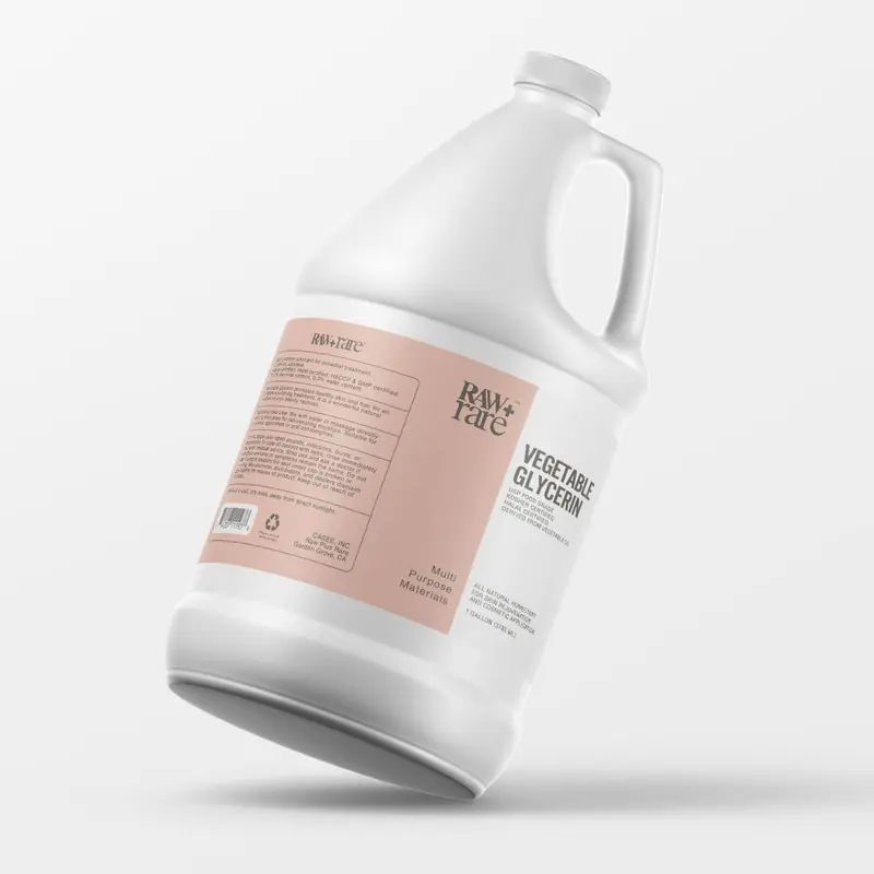 Glycérine naturelle Raw Plus Rare – Galon 128 oz, Qualité alimentaire et cosmétique