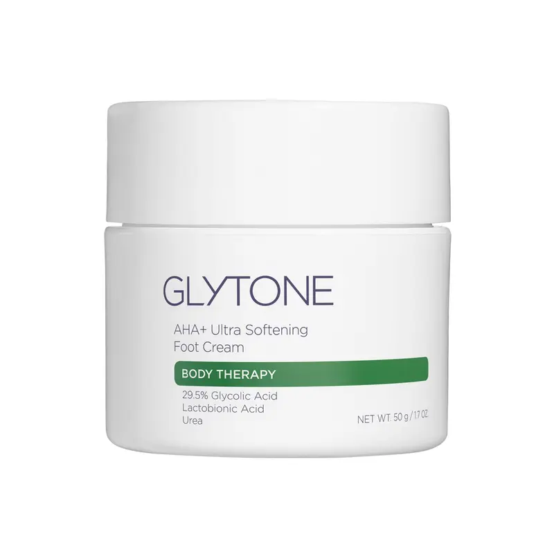 GLYTONE Crème Pieds AHA+ – Exfolie, Hydrate et Lisse les Talons Sèches | 1,7 oz