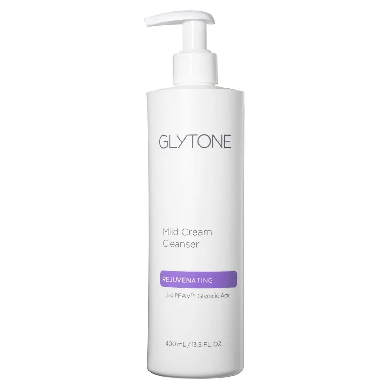 GLYTONE Glytone Mild Cream Cleanser – Nettoyant visage doux avec acide glycolique 3,4% et glycérine | Hydratation et exfoliation
