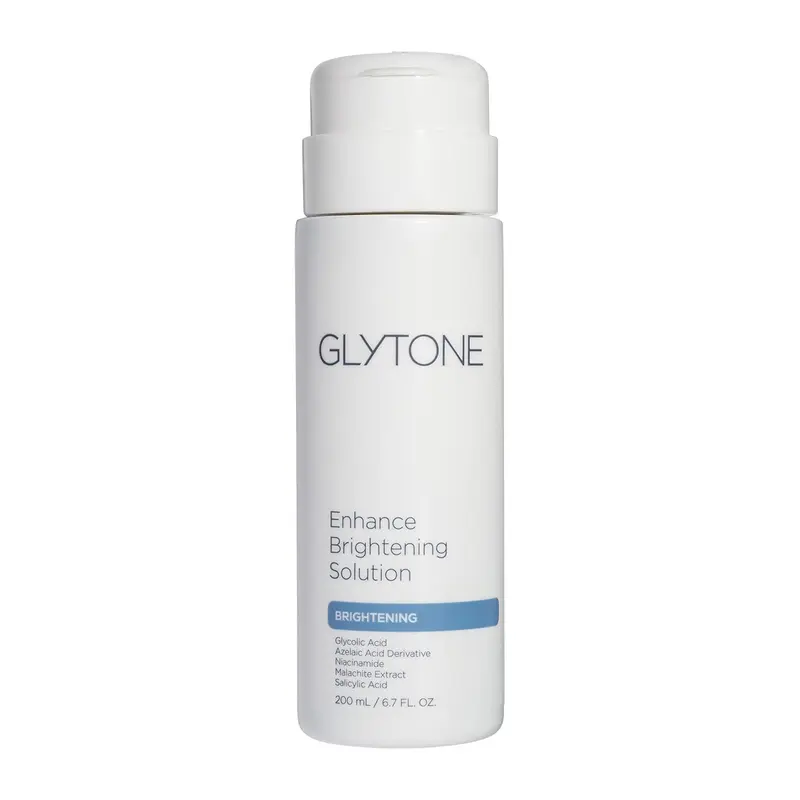 GLYTONE Glytone – Solution Éclaircissante et Tonique Exfoliant | Acide Glycolique, Dérivé d’Acide Azélaïque, Niacinamide & Extrait de Malachite | Tonique pour peau 199 ml