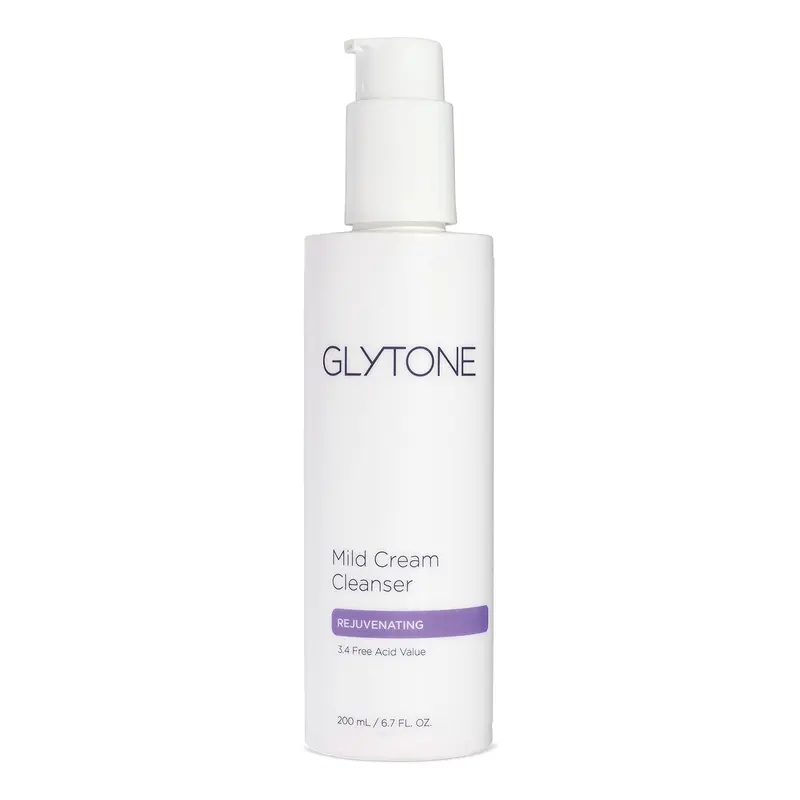 Glytone Nettoyant Crème Doux | Exfoliation 3,4% d'acide glycolique + glycérine | Nettoyant visage hydratant 198 ml