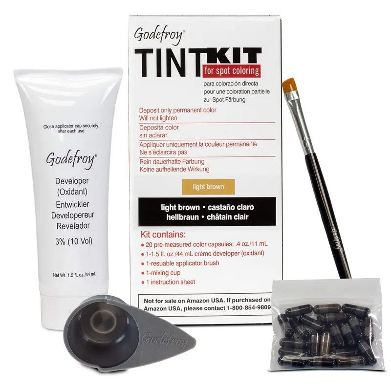 Godefroy Teinture Cheveux – Couverture Grise à 100% – Kit 20 Applications