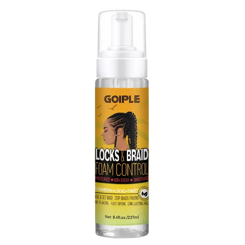 Goiple Mousse Coiffante pour Tresses – Maintien Durable, Brillance et Hydratation
