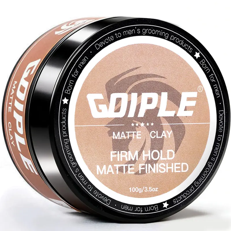 Goiple Pâte Coiffante – Tenue Ferme, Fini Mat Pour Hommes, Base À Eau, 100 g