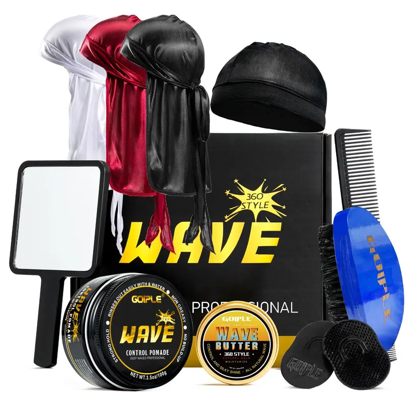 Goiple Wave Pomade – Forte tenue et vagues 360 pour hommes