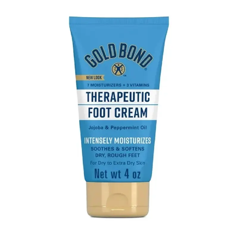 Gold Bond Crème Pieds Thérapeutique — Jojoba et Huile de Menthe Poivrée | Lot de 6