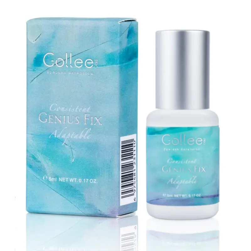 GOLLEEPRO Colle Cils 5ml – Séchage ultra rapide, Rétention jusqu a 8 semaines – Usage Professionnel Salon
