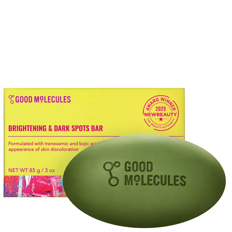 Good Molecules Barre Éclaircissante Visage et Corps — Acide tranéxamique, acide kojique et niacinamide | Soin sans savon