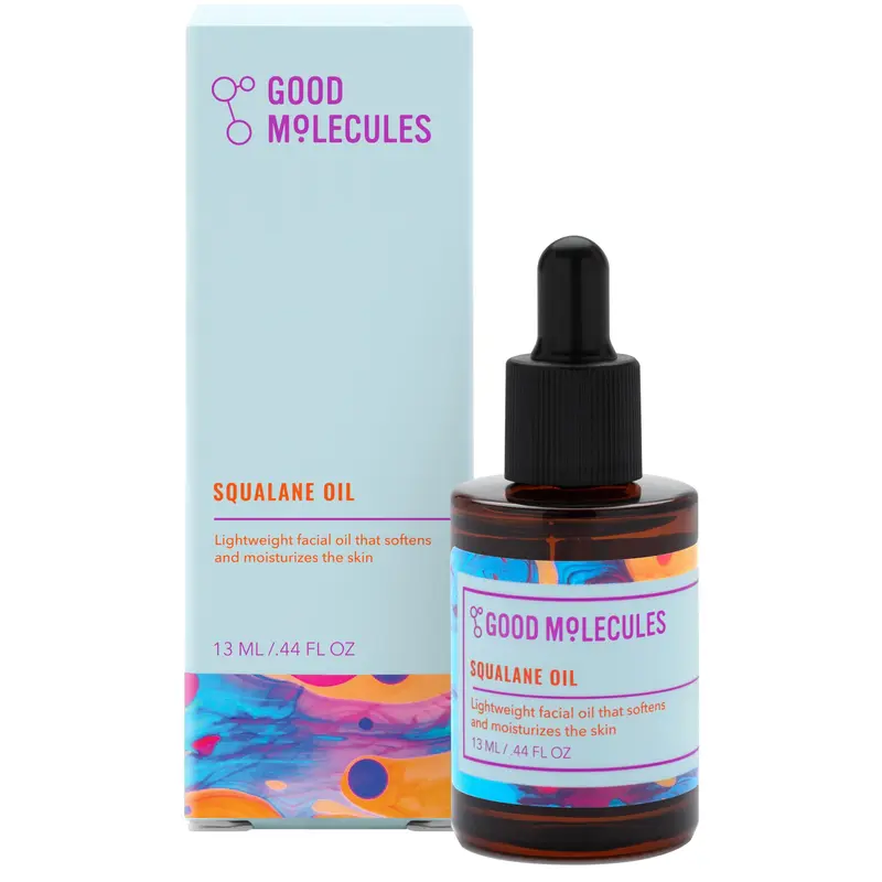 Good Molecules Huile Squalane – Hydratation légère pour le visage, la peau et les cheveux