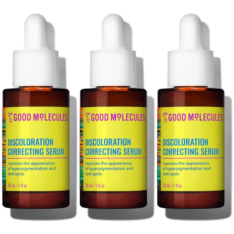 Good Molecules Pack 3 Sérum Correcteur de Décoloration – 30 ml chacun | Acide tranexamique et Niacinamide