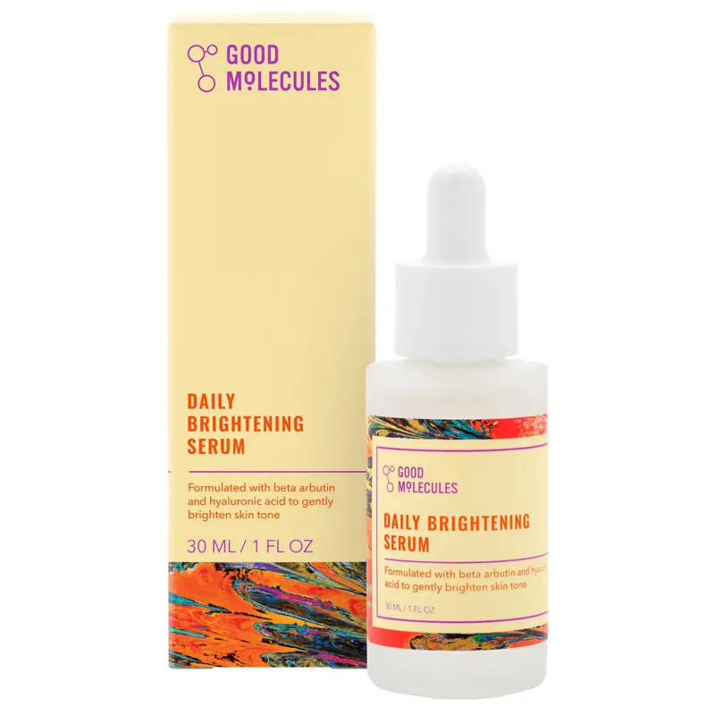 Good Molecules Sérum Éclaircissant Quotidien 3% Bêta-Arbutine et Acide Hyaluronique – Éclat et Hydratation