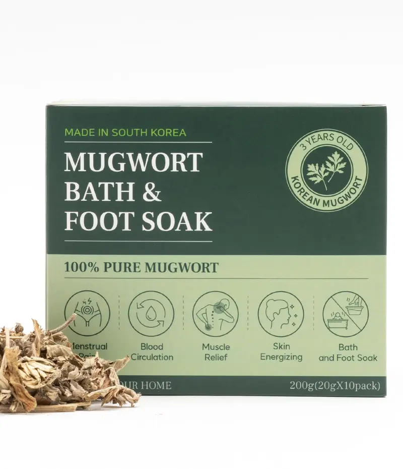 GOOSPERY Monage Armoise Biologique Coréenne — Bain et Soin des Pieds (10 Sachets)