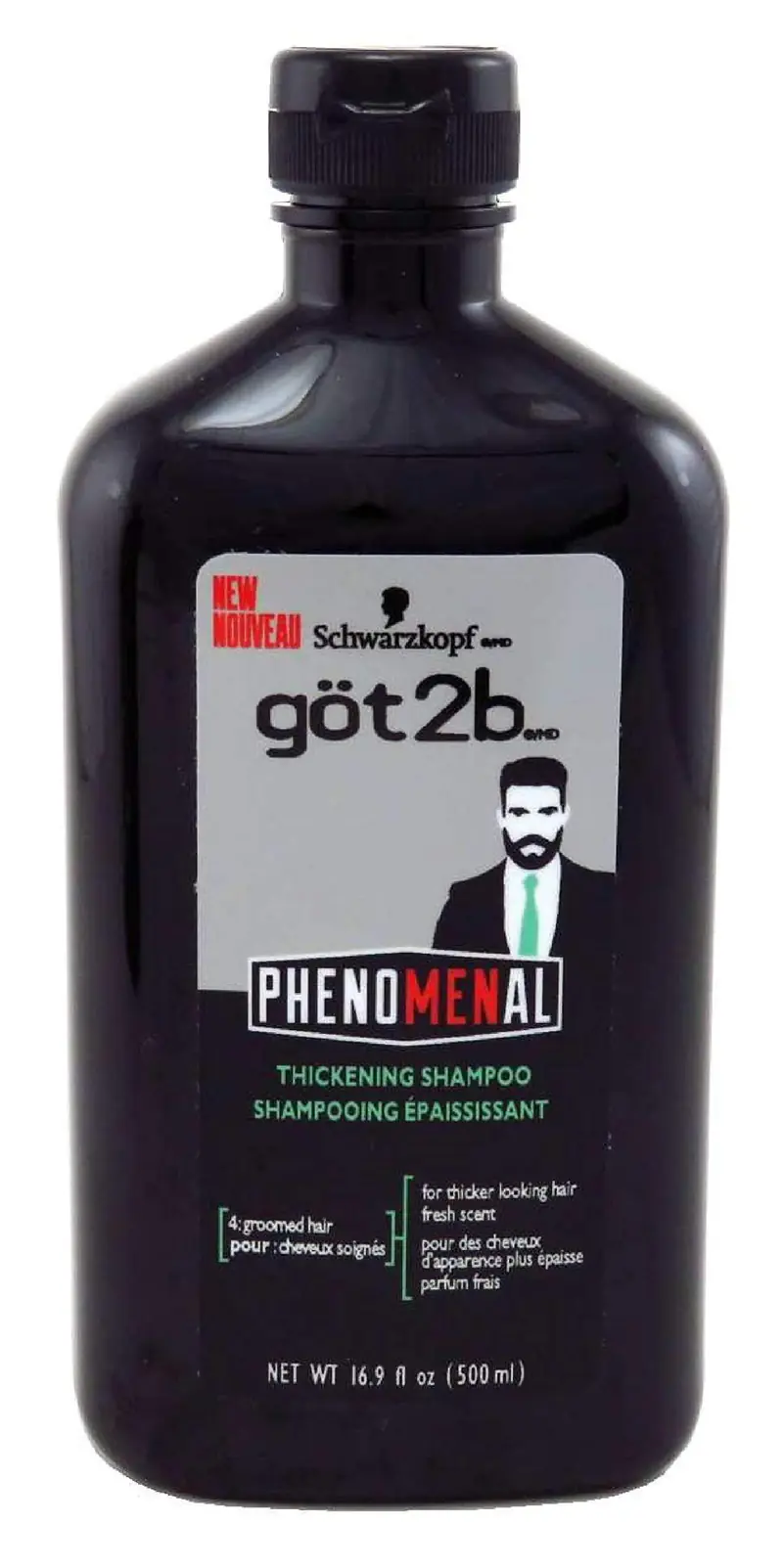 Got2B Phenomenal 2 en 1 Shampoing Épaississant, 500 ml — Parfum frais