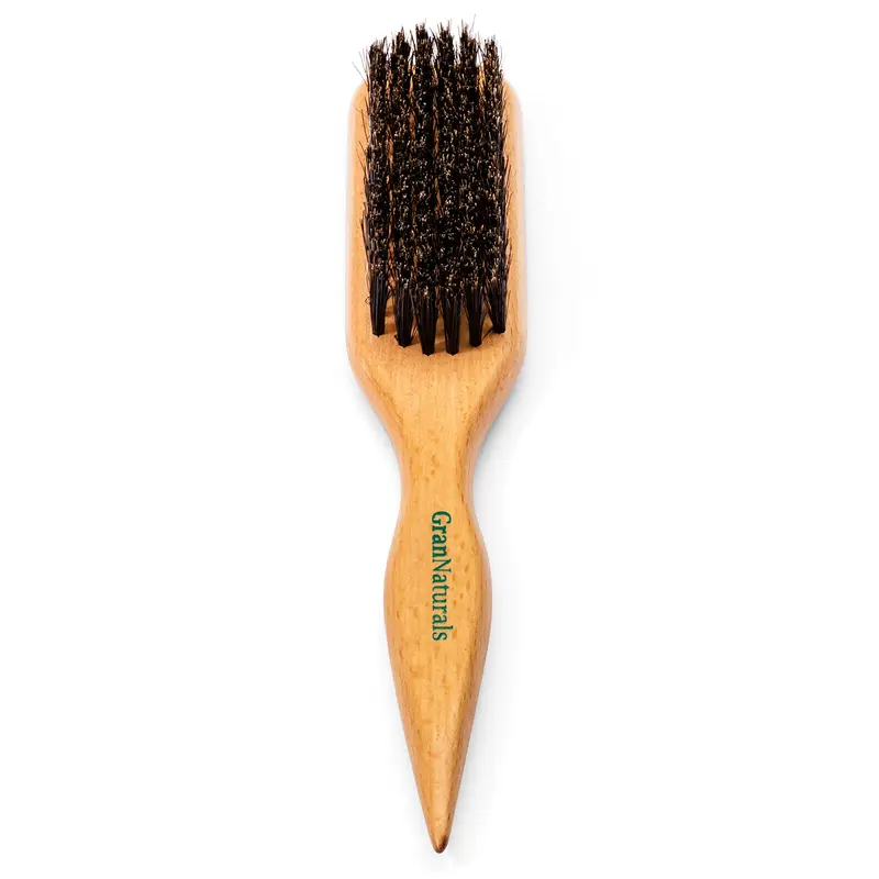 GranNaturals Brosse à Poils de Sanglier – Lissage Arrière, Contrôle des Frisottis et Volume