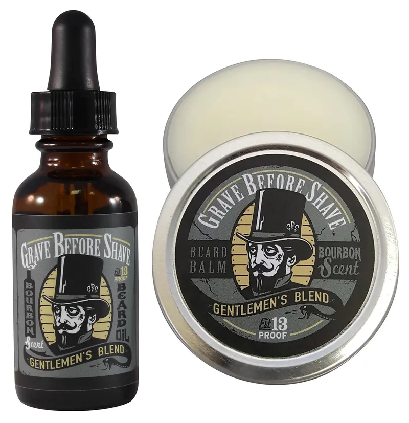 Grave Before Shave Pack Barbe Gentlemen's Blend – Bourbon et Bois de Santal
