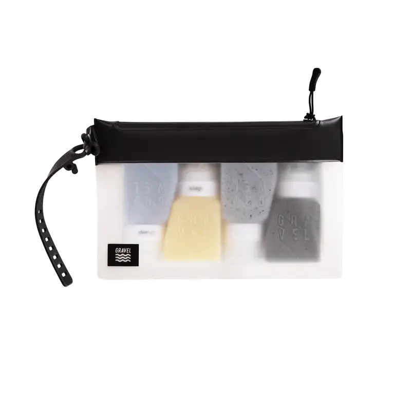 Gravel – Bouteilles de voyage TSA approuvées 3 oz (4 pièces), étanches et sans BPA