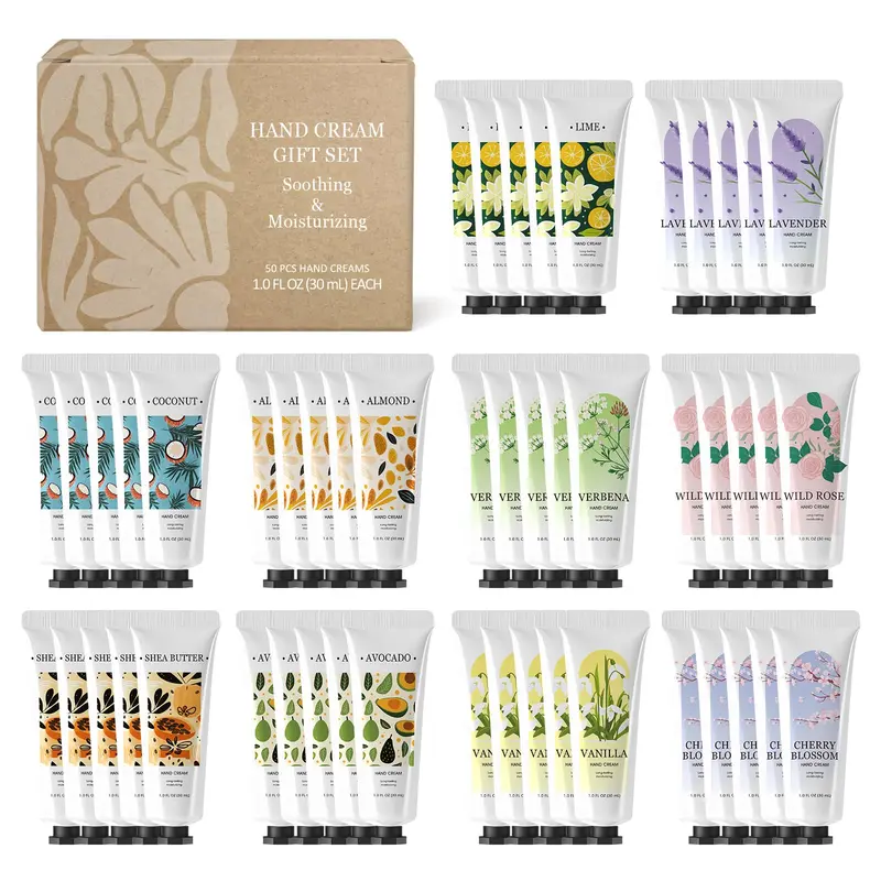 Green Canyon Spa – Lot de 50 crèmes mains mini 30 ml | Cadeaux et Fêtes