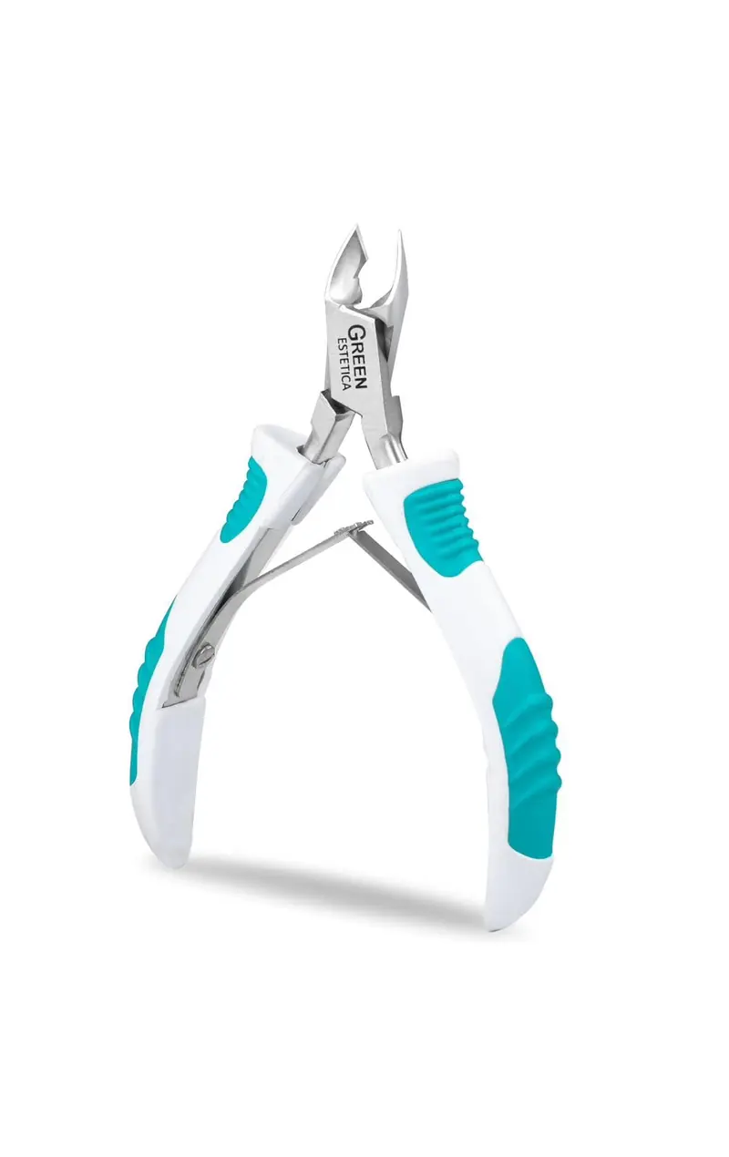 Green Estetica Coupe-Cuticule Anti-Glisse en Acier Chirurgical – Outil Manucure Professionnel