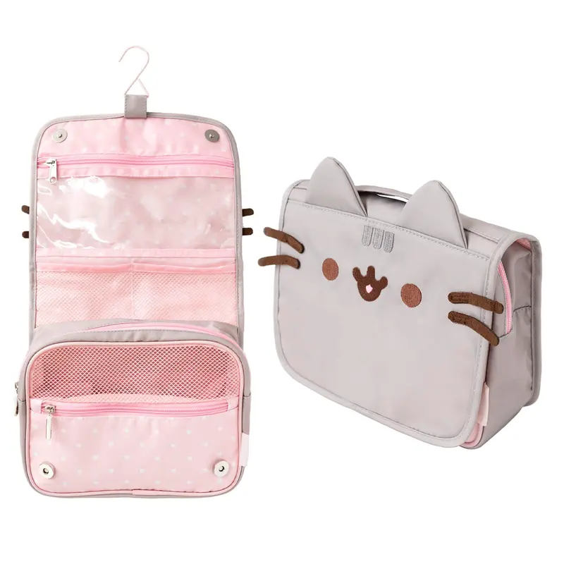 Grupo Erik Pusheen – Trousse de Toilette Suspendue pour Voyage avec Crochet et Poches