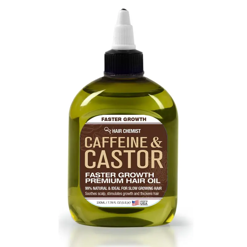 Hair Chemist - Huile Caféine et Ricin 7,1 oz pour cheveux adultes, unisexe
