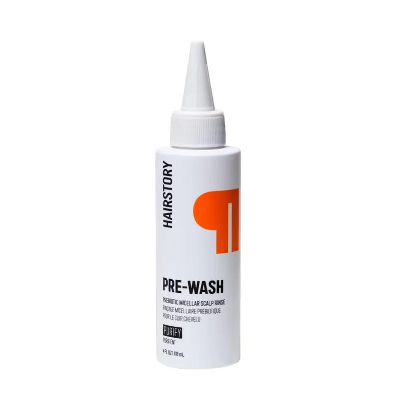 Hairstory Pre-Wash – Rinçage micellaire prébiotique pour cuir chevelu purifié | 4 oz