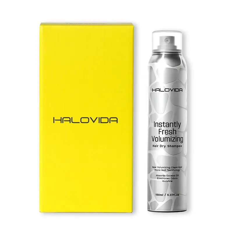 HALOVIDA Poudre Sèche pour Cheveux – Volume Instantané et Absorption Rapide