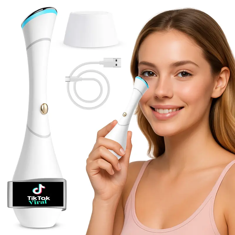 HAMINOS Masseur Yeux – chaleur, vibration et LED pour un regard frais