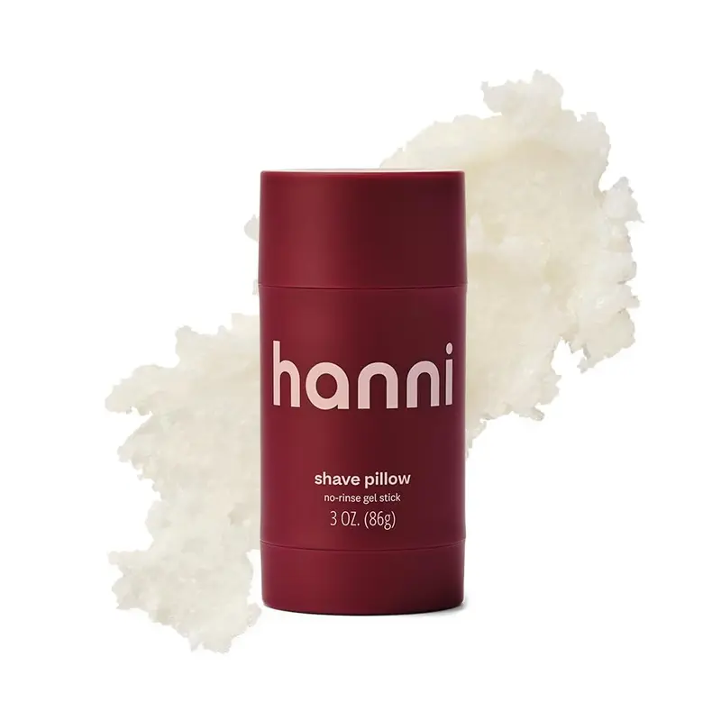 HANNI Shave Pillow – Gel de rasage hydratant pour femme et homme (3 oz) | Rasage sous la douche ou sans rinçage