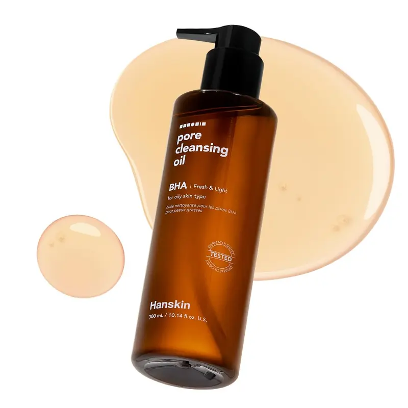 Hanskin BHA Huile Nettoyante pour les Pores – Démaquillant et Nettoyage pour Peau Grasse et Mixte