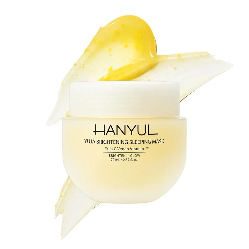 Hanyul Yuja Masque Nuit – Crème coréenne Yuja, Vitamine C, Éclat et Hydratation, végétalienne, 70 ml
