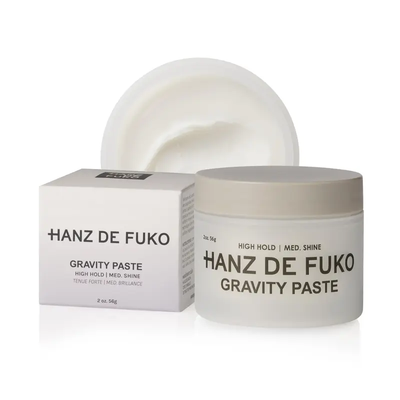 Hanz de Fuko Gravity Paste – Pâte coiffante premium pour un maintien élevé et une brillance moyenne – 56 g