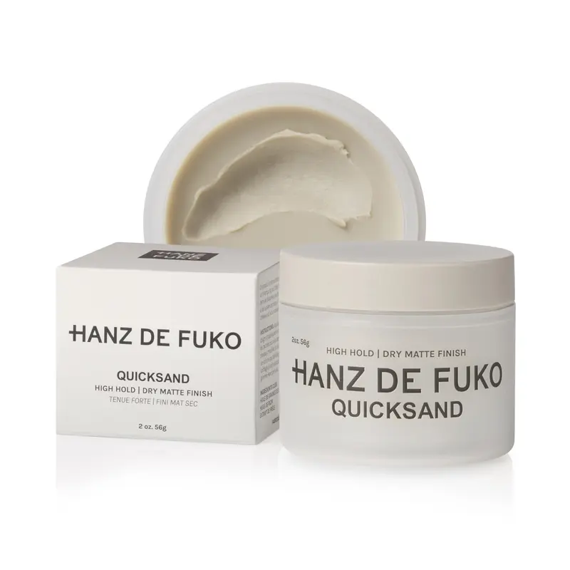 Hanz de Fuko Quicksand – Cire coiffante sèche pour hommes, maintien fort & fini ultra-mat – 2 oz (format voyage)
