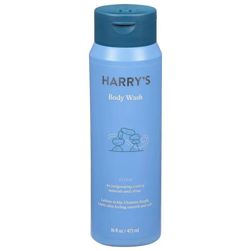 Harry's Stone Gel Douche – 473 ml – Sans sulfate, sans parabènes, sans colorants