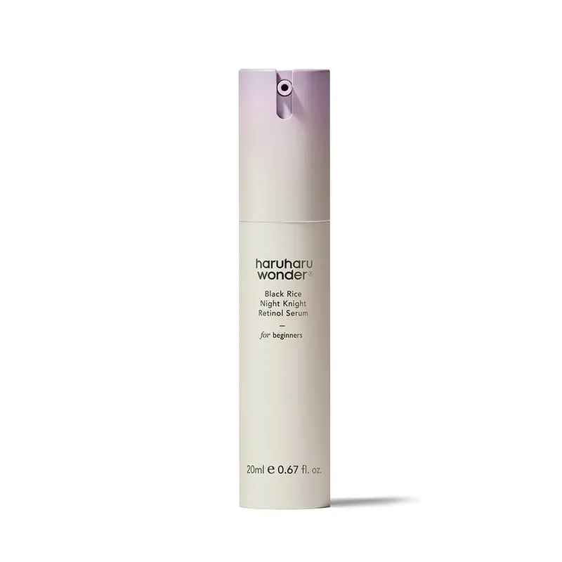 HARUHARU Wonder Black Rice Night Knight Retinol Serum – Soin Nuit Raffermissant, Hydratant et Lissant les Rides, 19 ml