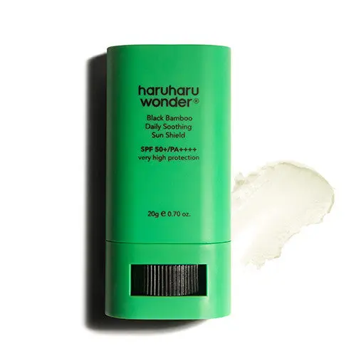 [Haruharu Wonder] Crème solaire apaisante quotidienne au bambou noir SPF 50+ 20 g