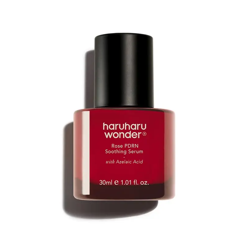 HARUHARU Wonder Rose PDRN Sérum Apaisant — Acide azélaïque, réduction des rougeurs, réparation de la barrière, Rose bulgare, formule légère, sans parfum, végan, 30 ml