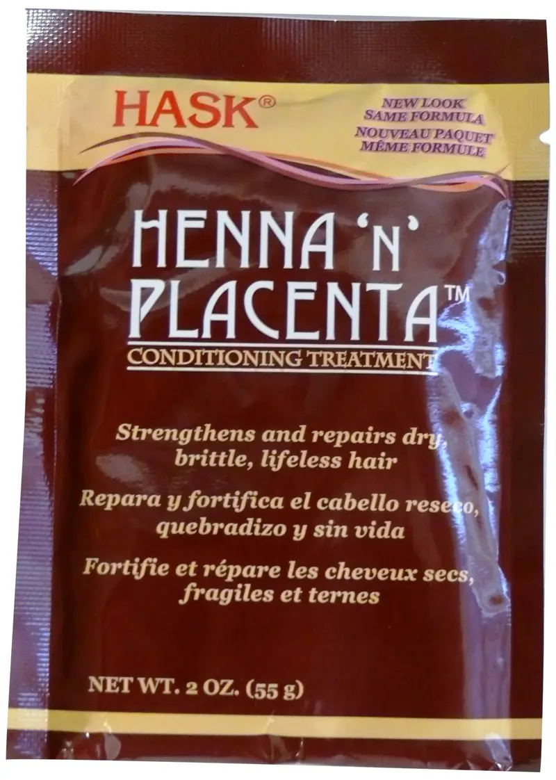 HASK Henna et Placenta – Soin Conditionneur 59 ml, Coffret de 12 pièces