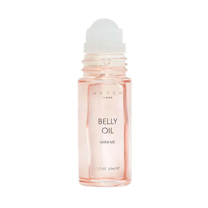 HATCH Belly Oil – Soin hydratant ventre grossesse et postpartum, séchage rapide, vegan & sans parfum – 1 Fl Oz