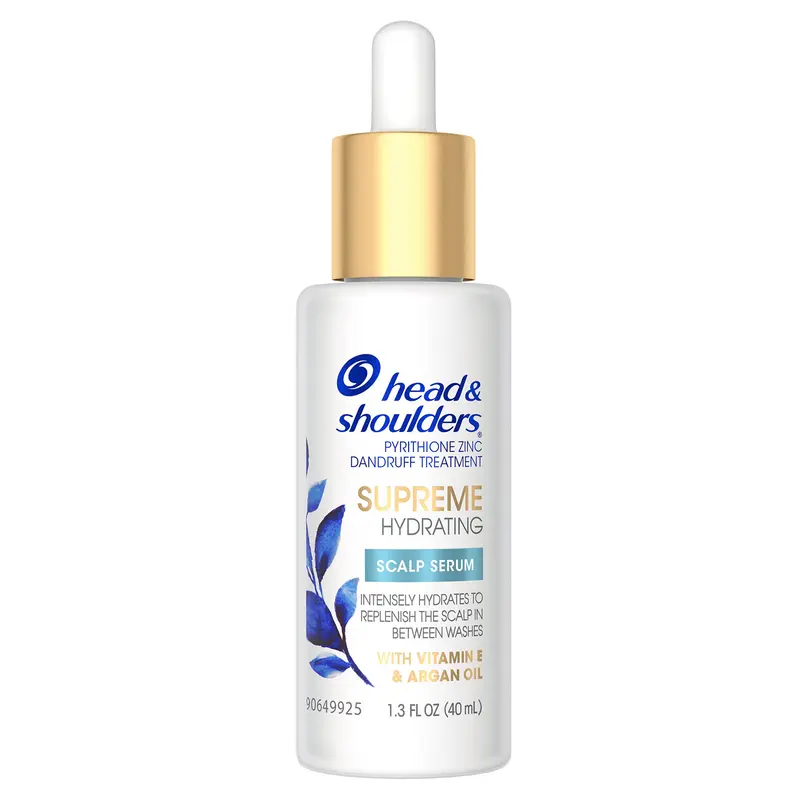 Head & Shoulders Supreme Sérum Hydratant pour Cuir Chevelu — Argan et Vitamine E, Frais, 38 ml