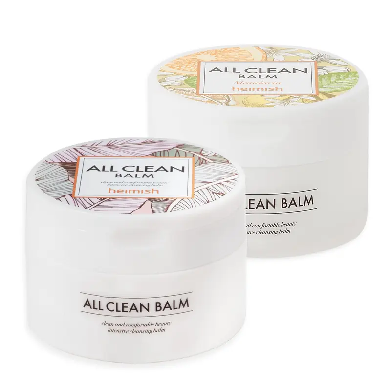HEIMISH All Clean Balm Set Original et Mandarin — Nettoyant 3-en-1 et soin hydratant