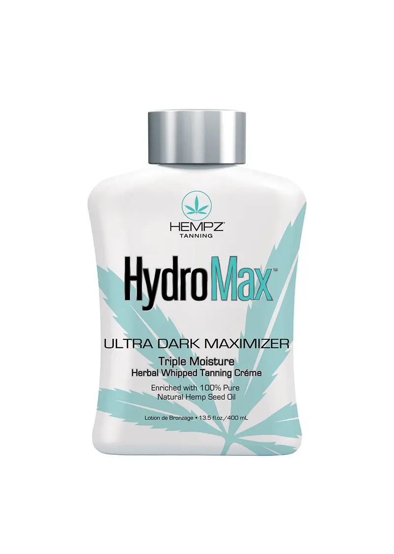 HEMPZ Hydromax Maximizer – Lotion autobronzante hydratante à base de plantes pour bronzage durable (400 ml)