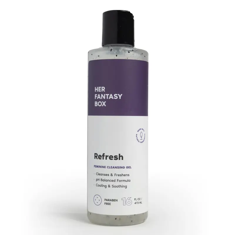Her Fantasy Box Refresh – Gel douche équilibrant le pH pour une hygiène féminine naturelle – 473 ml