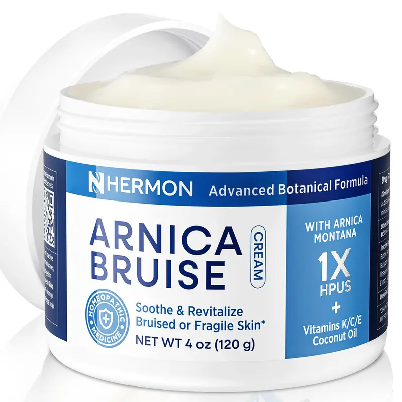 Hermon Crème Arnica Comfort Visage – Arnica Montana et Vitamines K, C et E, Hydratation légère 4 oz