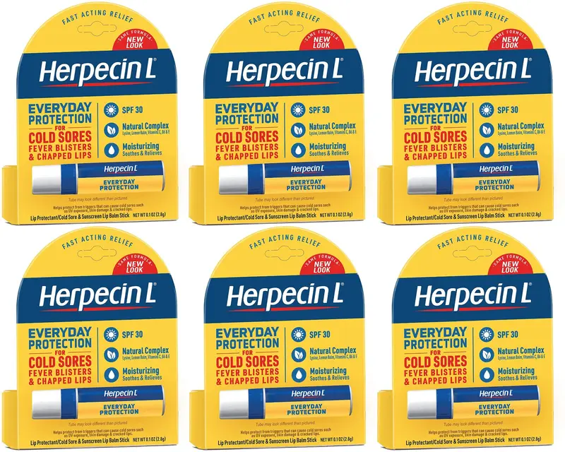 Herpecin L Lip Protectant SPF 30 – Pack de 6 sticks