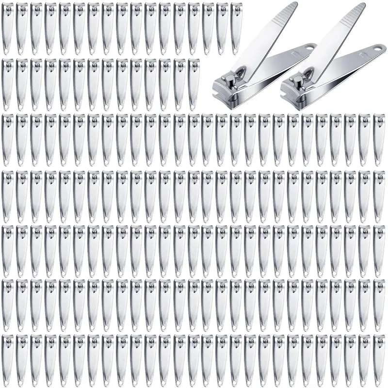 HESTYA – Coupe-ongles en acier inoxydable 450 pièces, format portable et robuste