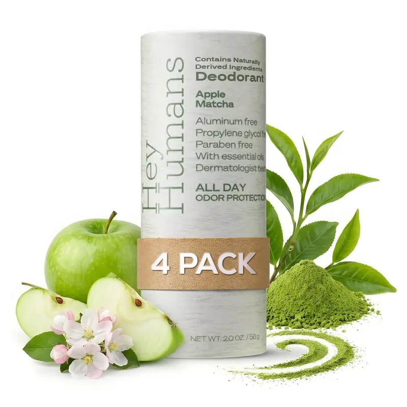 Hey Humans Déodorant Apple Matcha — Sans aluminium et ingrédients naturels
